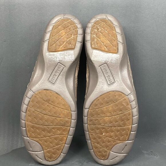 Women\'s Rockport Cobb Hill Penfield Envelope Loafer Stone Leather size 6.5 main image 5